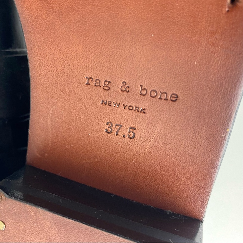 Rag & Bone Aston Asphalt Leather Suede Bootie - Picture 12 of 15